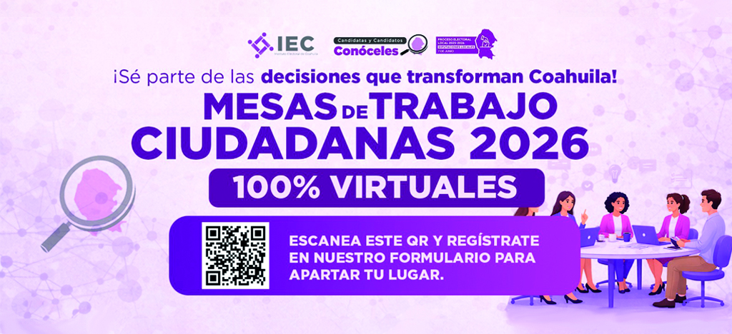 Banner de Mesas de Trabajo Virtuales.